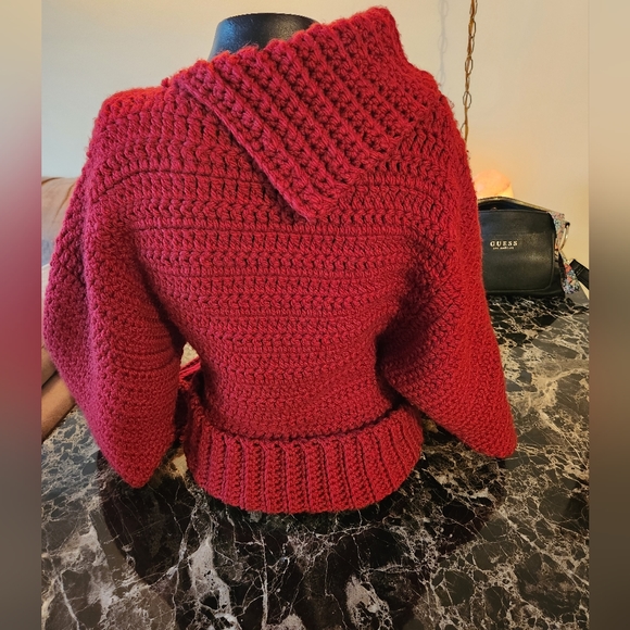 Handmade Crochet Sweater - Picture 3 of 3